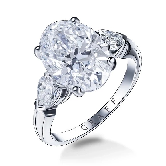 Graff Oval Diamond Ring